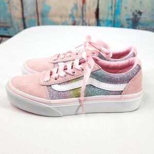 Vans Girls Glitter with Ribbon Laces